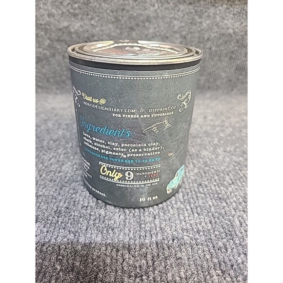 NEW Debi's Design Diary DIY Paint in Queen Bee Yellow 16 fl oz Chalk Paint Pint - Picture 4 of 4